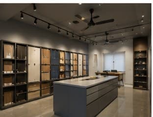Sri Ganesh Traders showroom, Coimbatore — central display island